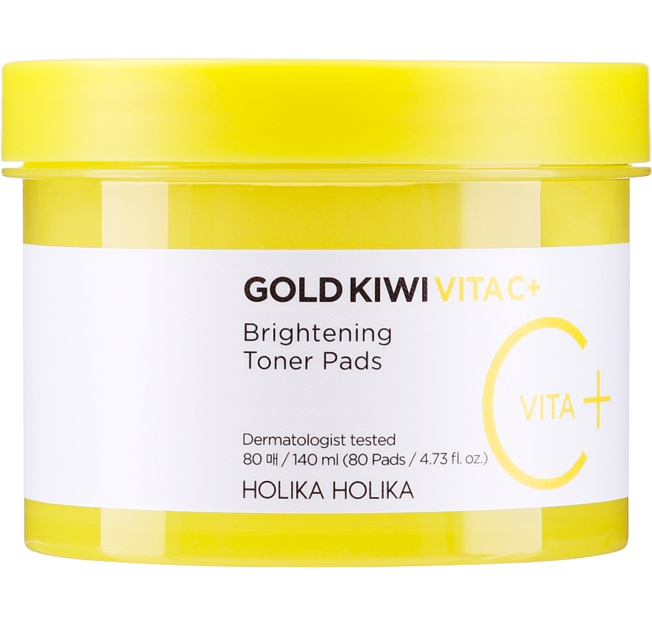 Holika Holika Gold Kiwi Vita C+ Brightening Toner Pads 140ml (80 pads)