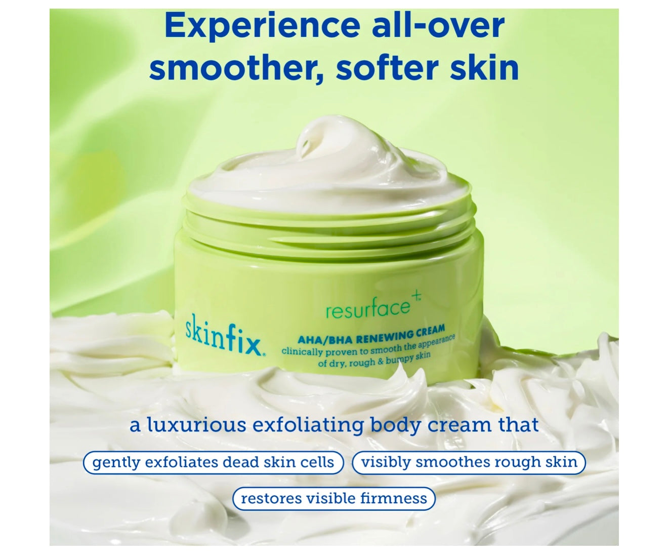 Skinfix Resurface+ AHA/BHA Renewing Cream 10 oz