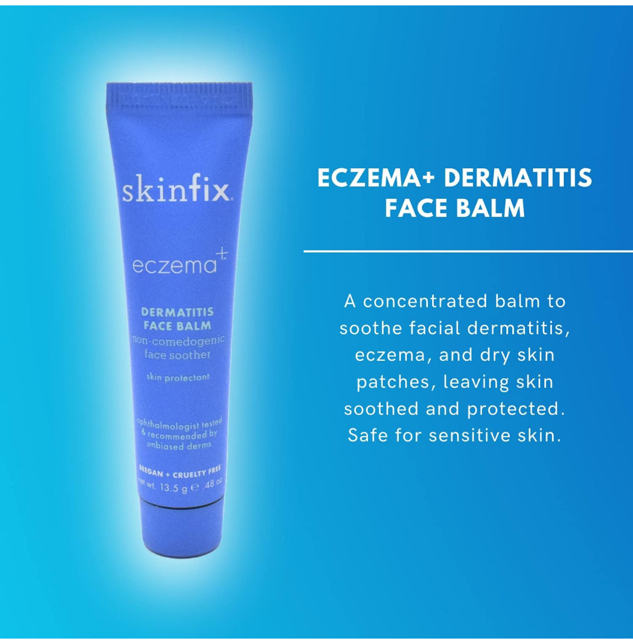 Skinfix Eczema+ Dermatitis Face Balm 0.48 oz/ 13.5 mL