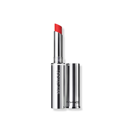 MAC Locked Kiss 24hr Lipstick  #81 GUTSY 0.06 Oz Tomato Red