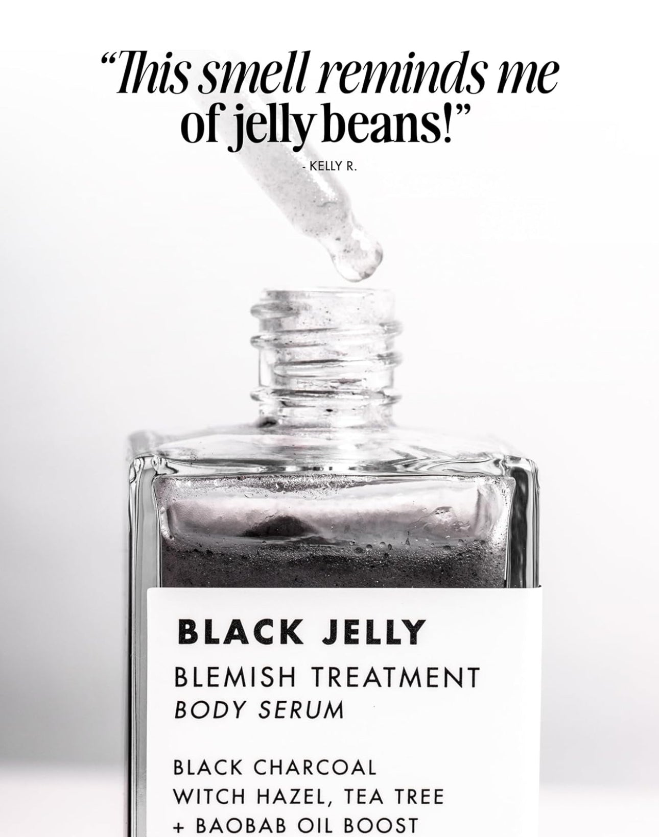 Truly Beauty Black Jelly Blemish Treatment Body Serum 3.1 OZ