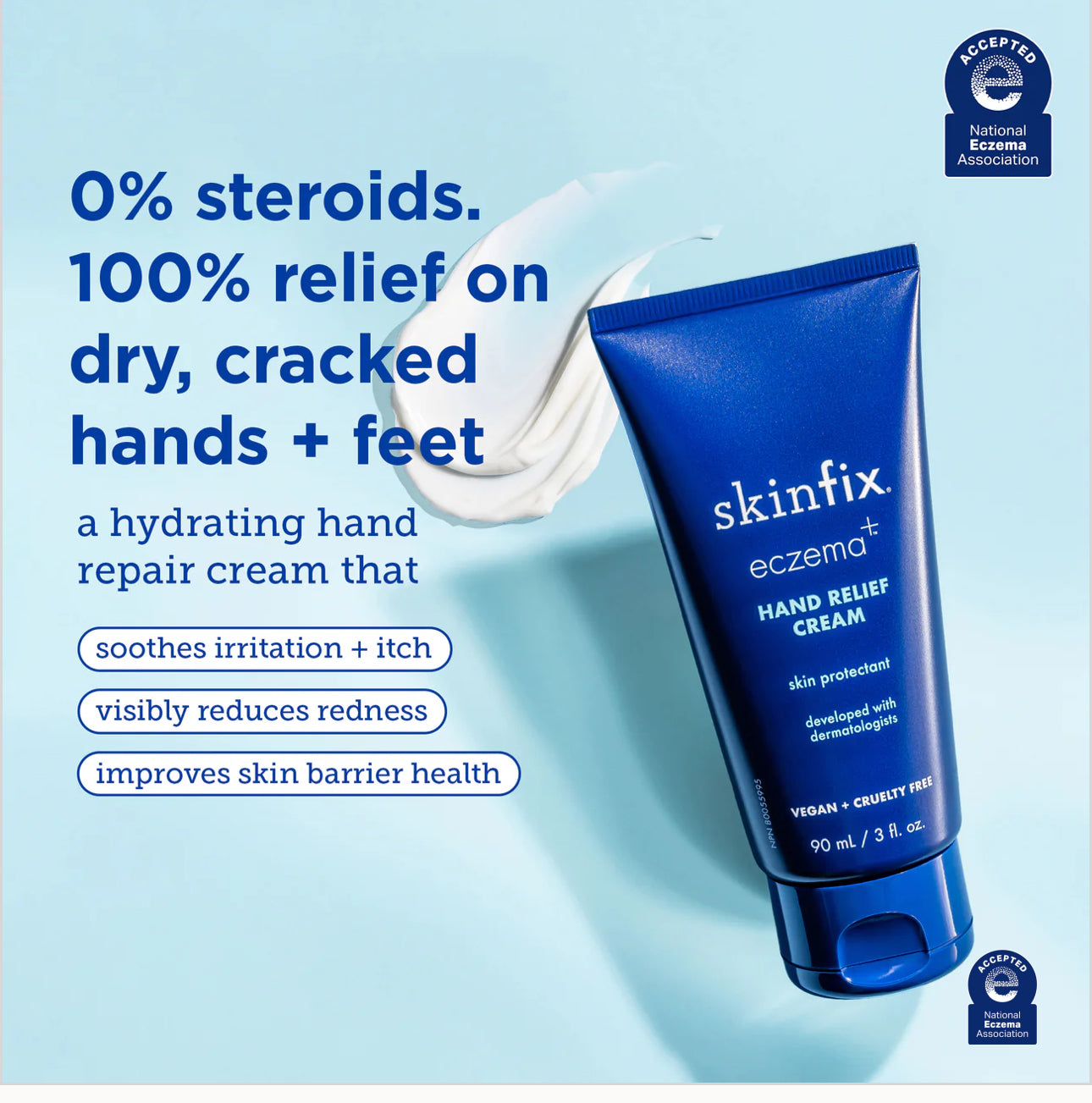 SKINFIX Eczema+ Hand Repair Cream 3oz