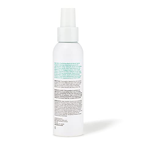 Urban Skin Rx | Clear Skin Clarifying Back & Body Spray