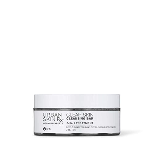 Urban Skin Rx Clear Skin Cleansing Bar | 3-in-1 Daily Cleanser, Exfoliator and Mask